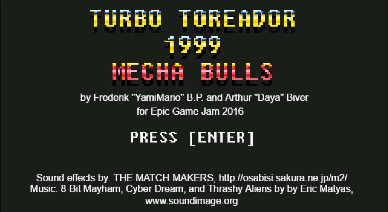 TURBO TOREADOR 1999: MECHA BULLS